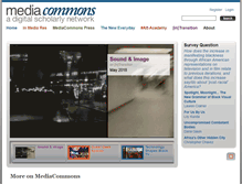 Tablet Screenshot of mediacommons.futureofthebook.org
