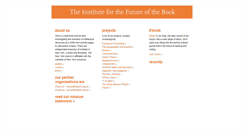 Desktop Screenshot of futureofthebook.org