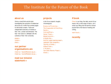Tablet Screenshot of futureofthebook.org